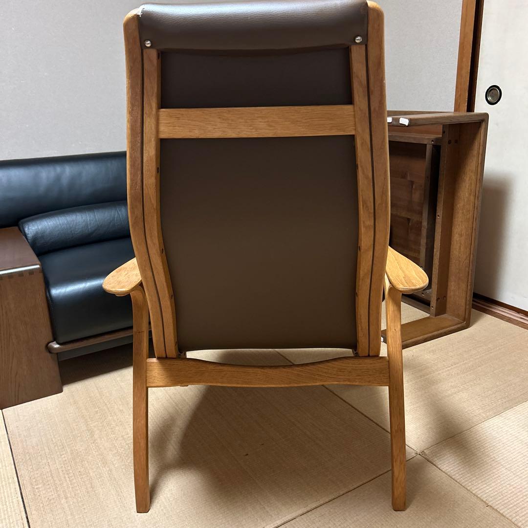 スウェデッセ ラミノ ラウンジチェア レザー カンディハウス