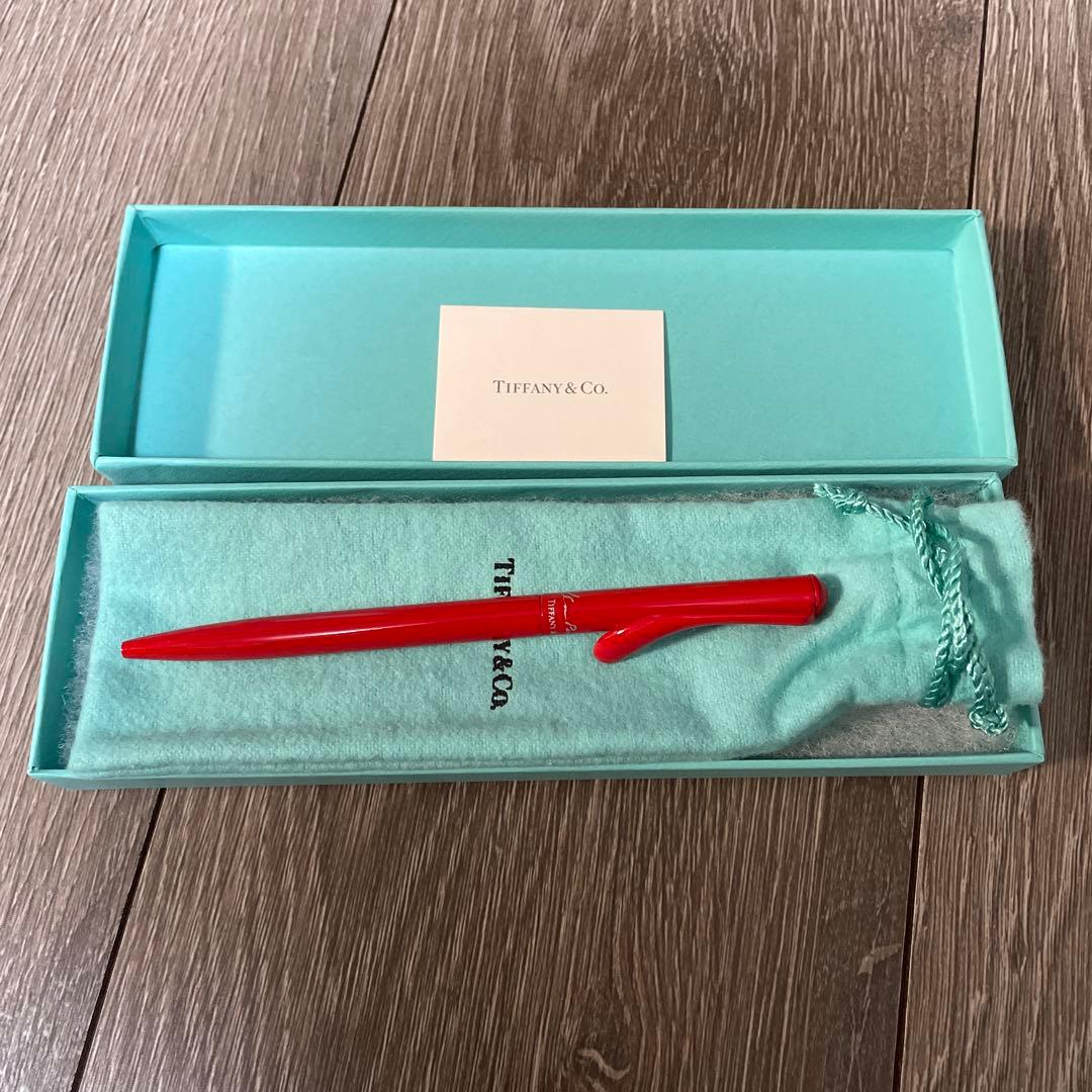 新品未使用⭐︎Tiffany& Co. ボールペン 赤