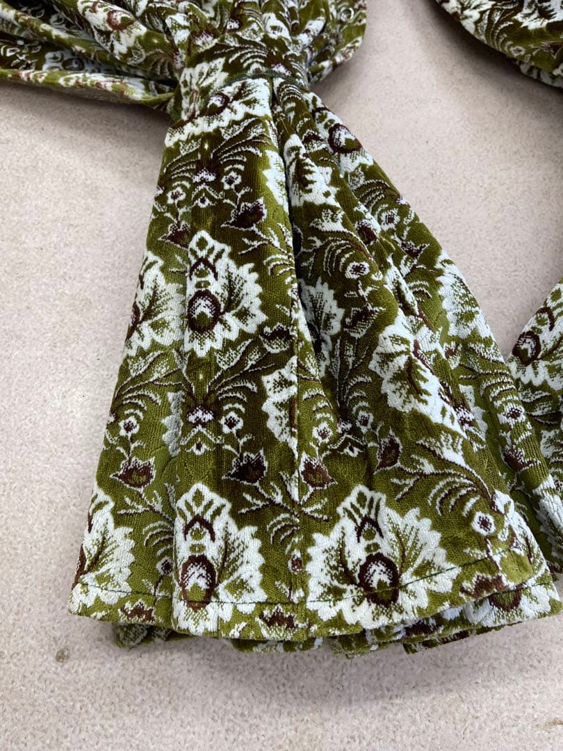 新格子　グリーン　仮眠カーテン　金華山　レトロ　今だけタイムセール！