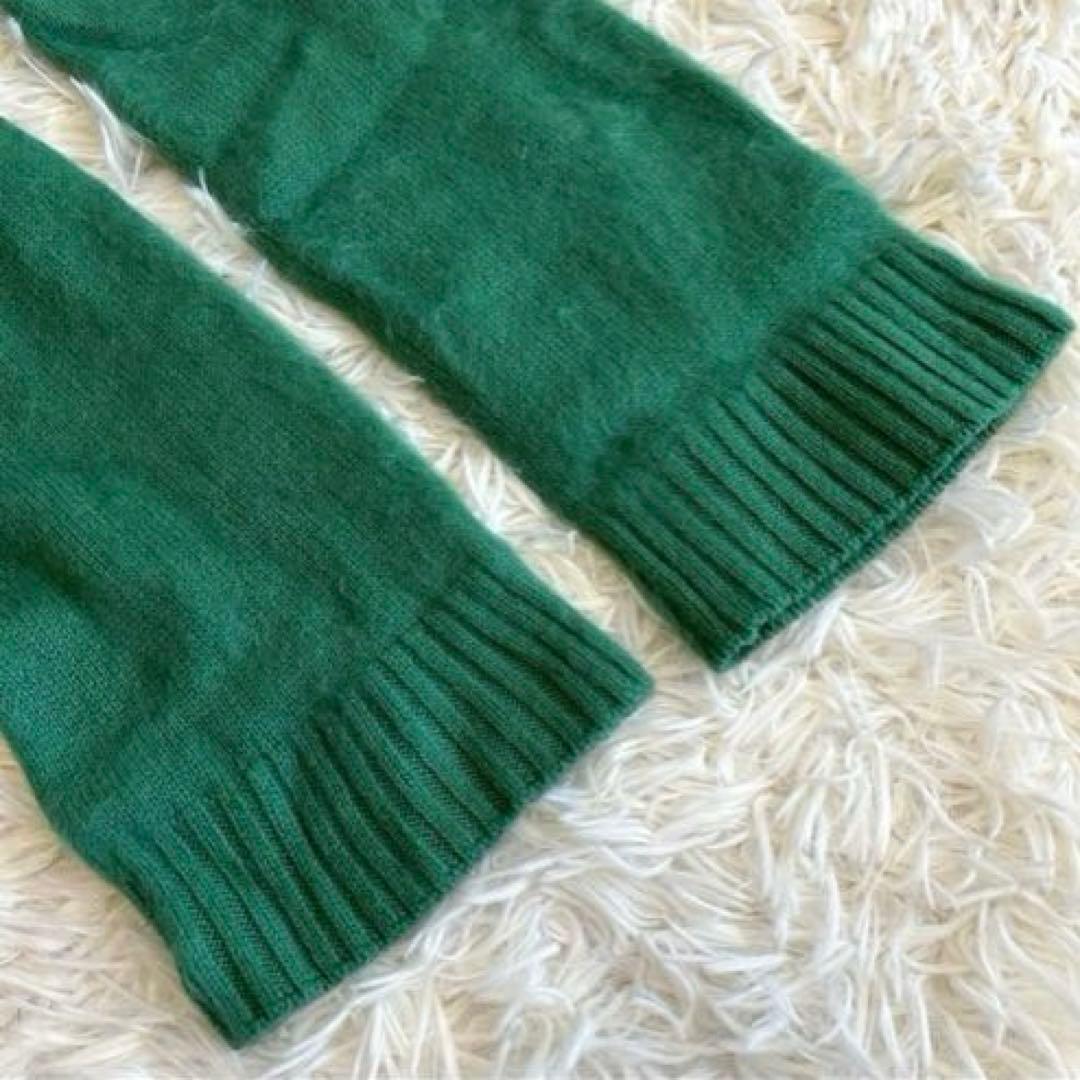 ドゥロワー Drawer 7G カシミヤ100% ニット クルーネック シャギー