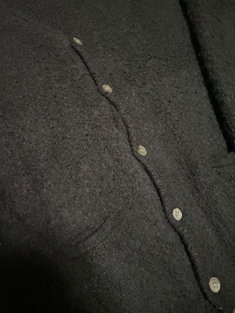 HOUSTON ブラック モヘア カーディガン Mサイズ