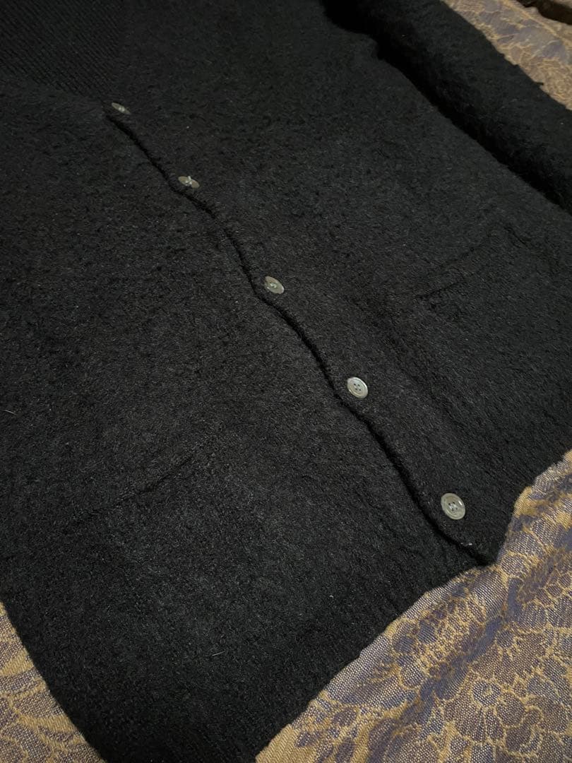 HOUSTON ブラック モヘア カーディガン Mサイズ