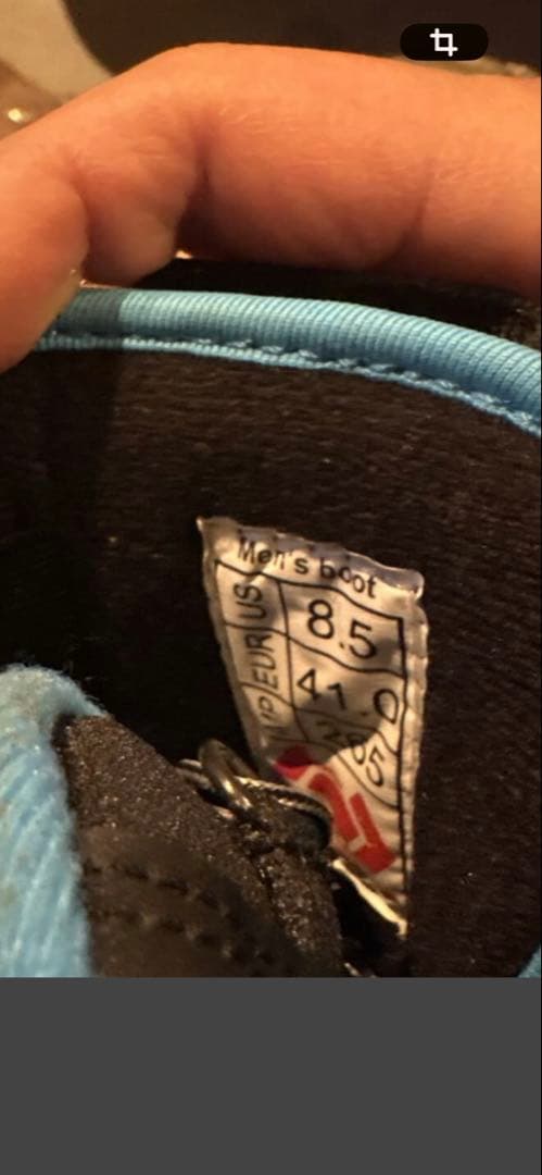 スノーボードブーツ ブラック/ブルー未使用