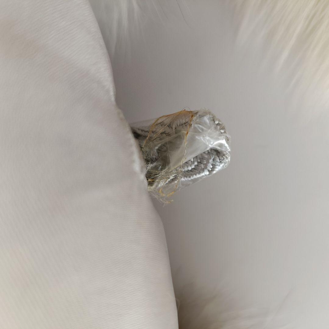 美品　SAGA FOX ファーショール グレー系