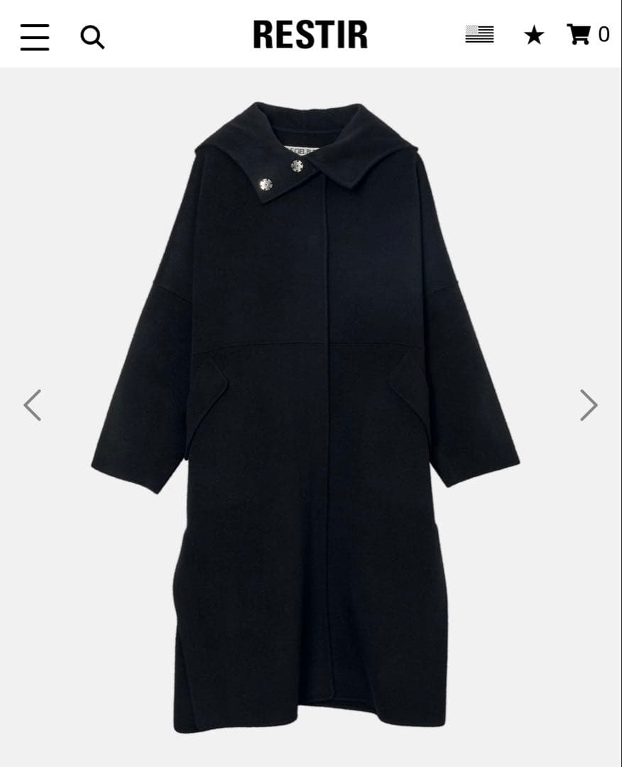 le ciel bleu/ルシェルブルー/フードダブルフェイスコート/34