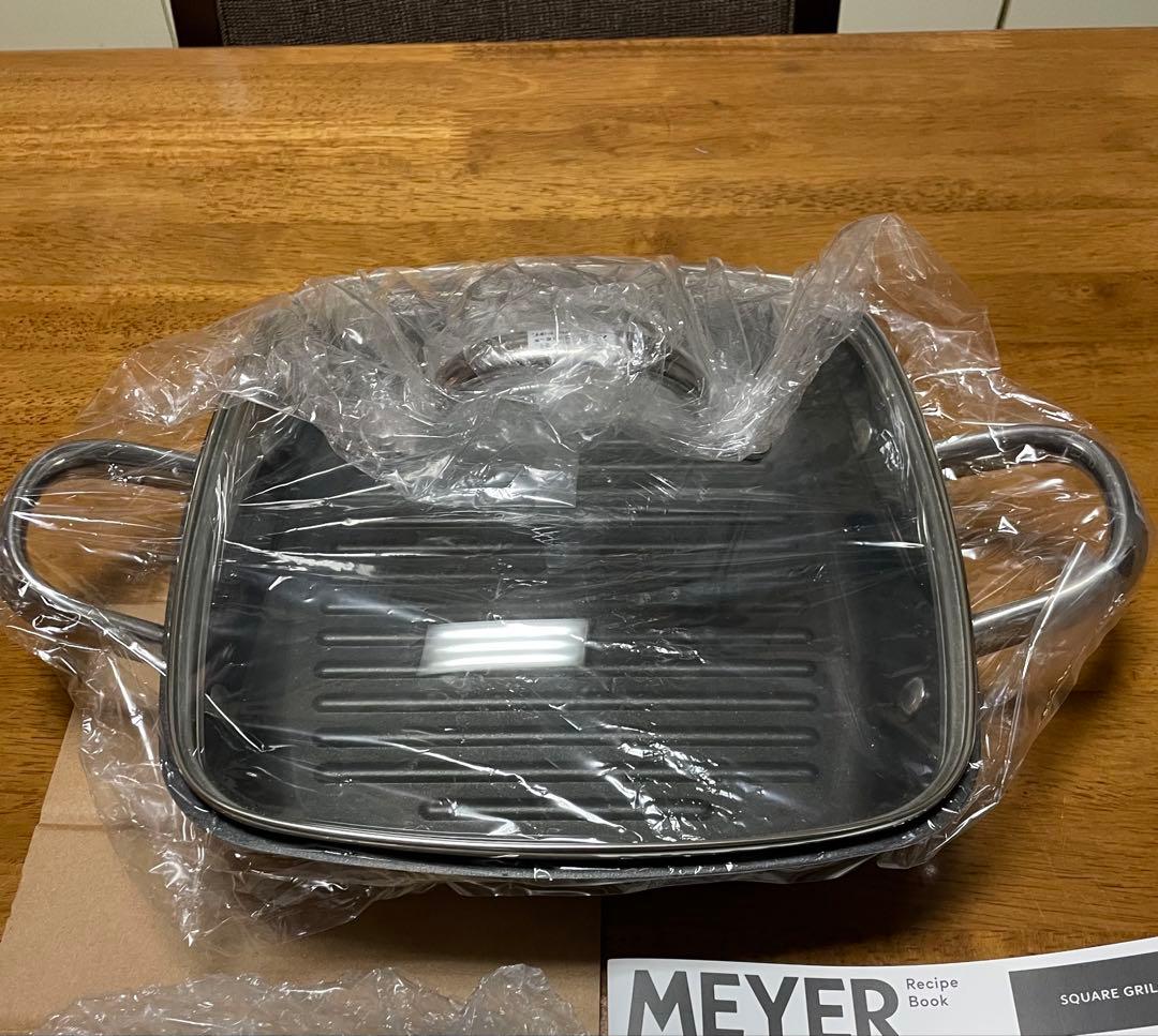 MEYER スクエアグリルパン レシピブック付き
