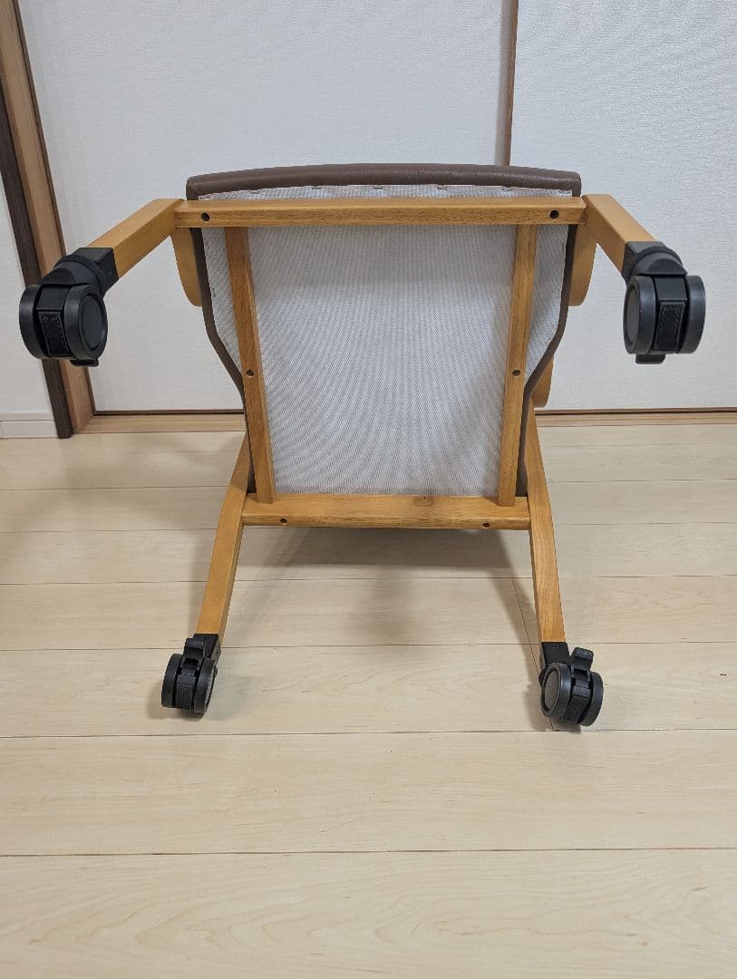 美品　貞苅椅子製作所　介護チェア　Care-118-AC キャスター付