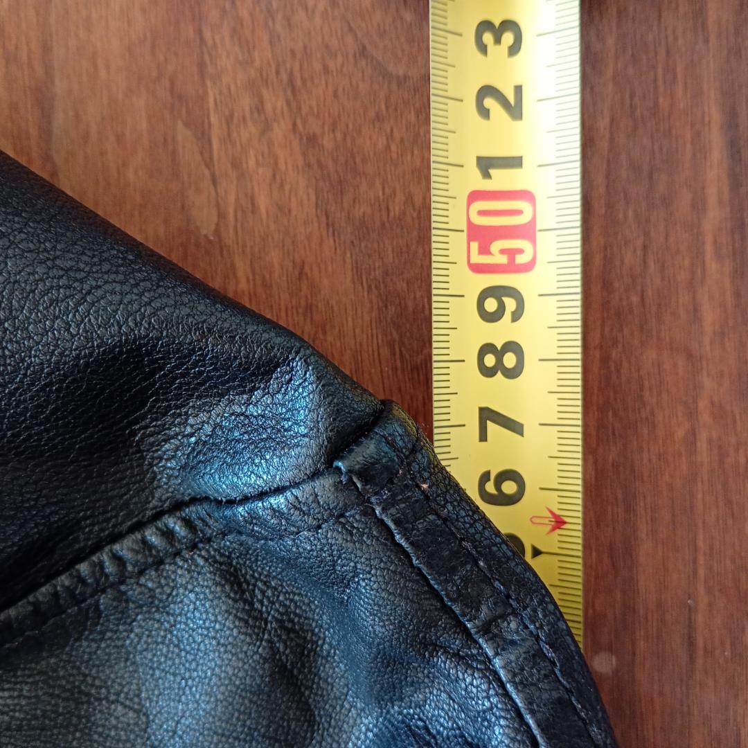 AVIREX◆レザージャケット・ブルゾン/XL/山羊革/6131016