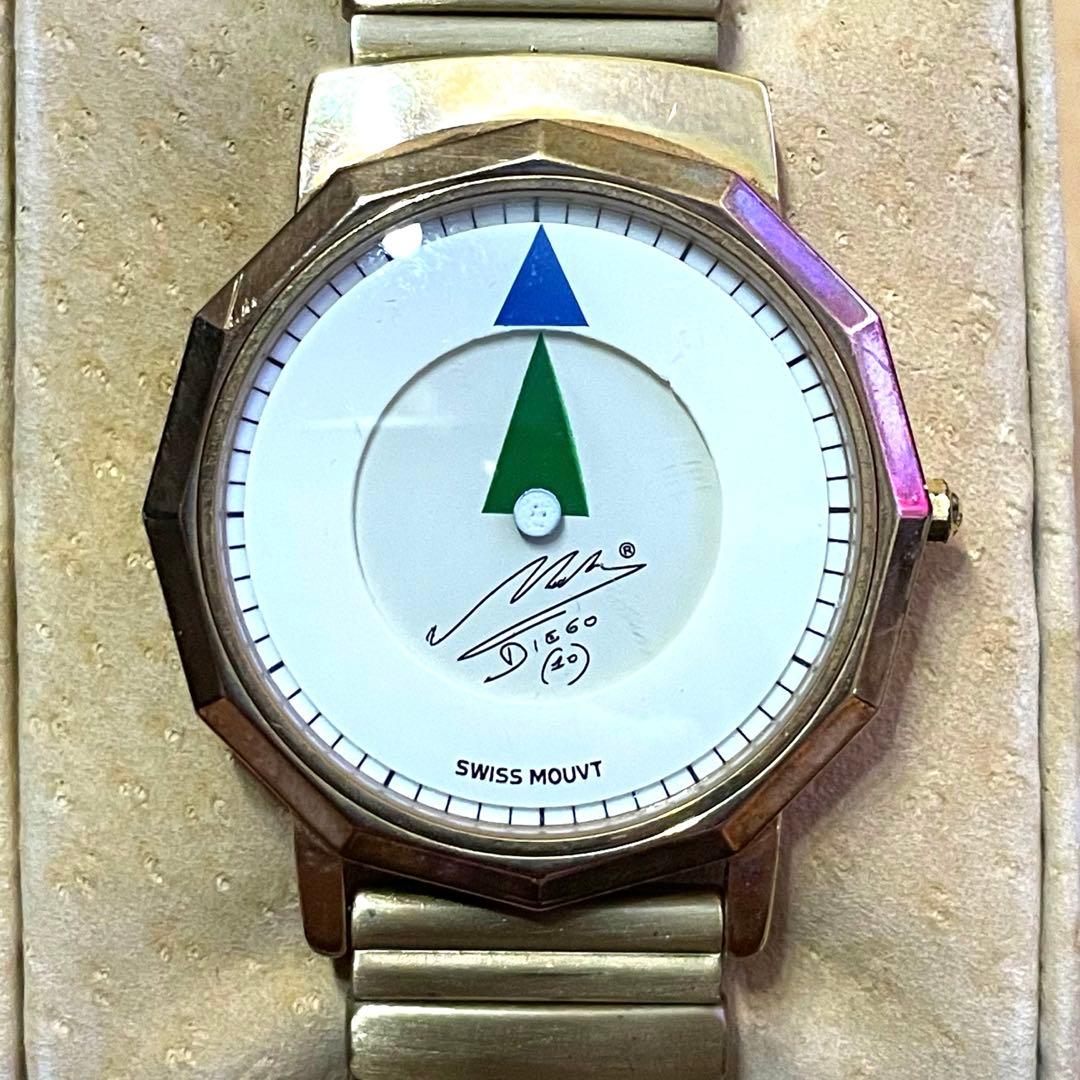 ♡限定品♡激レア♡マラドーナ サイン入り 腕時計 イタリア製 クオーツ サッカー