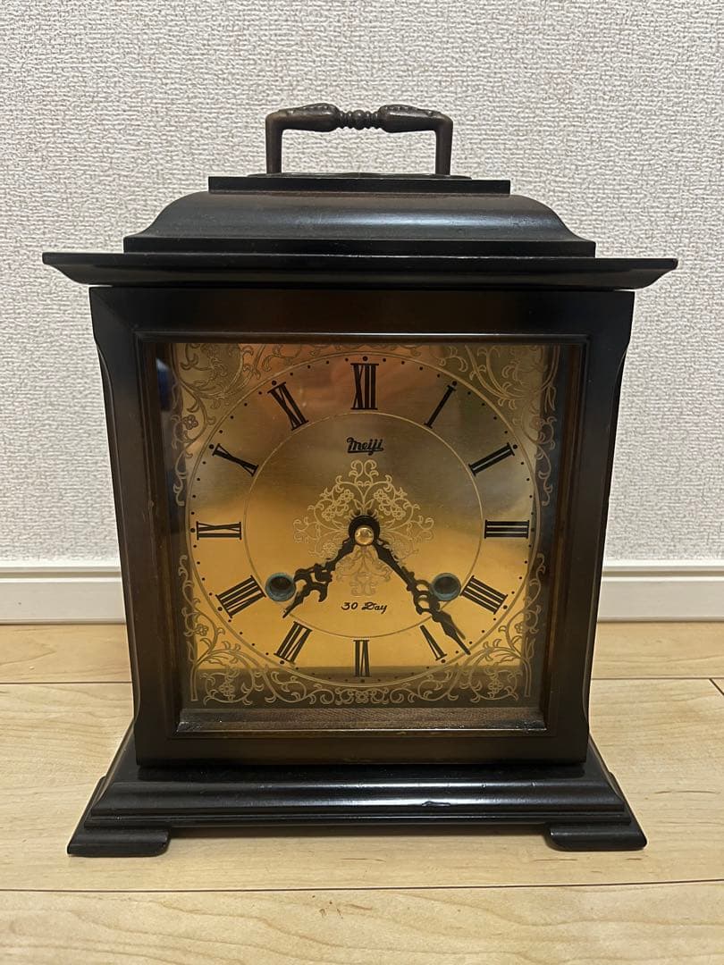 動作品 meiji 明治 30days 置時計 30日巻き 寄贈品