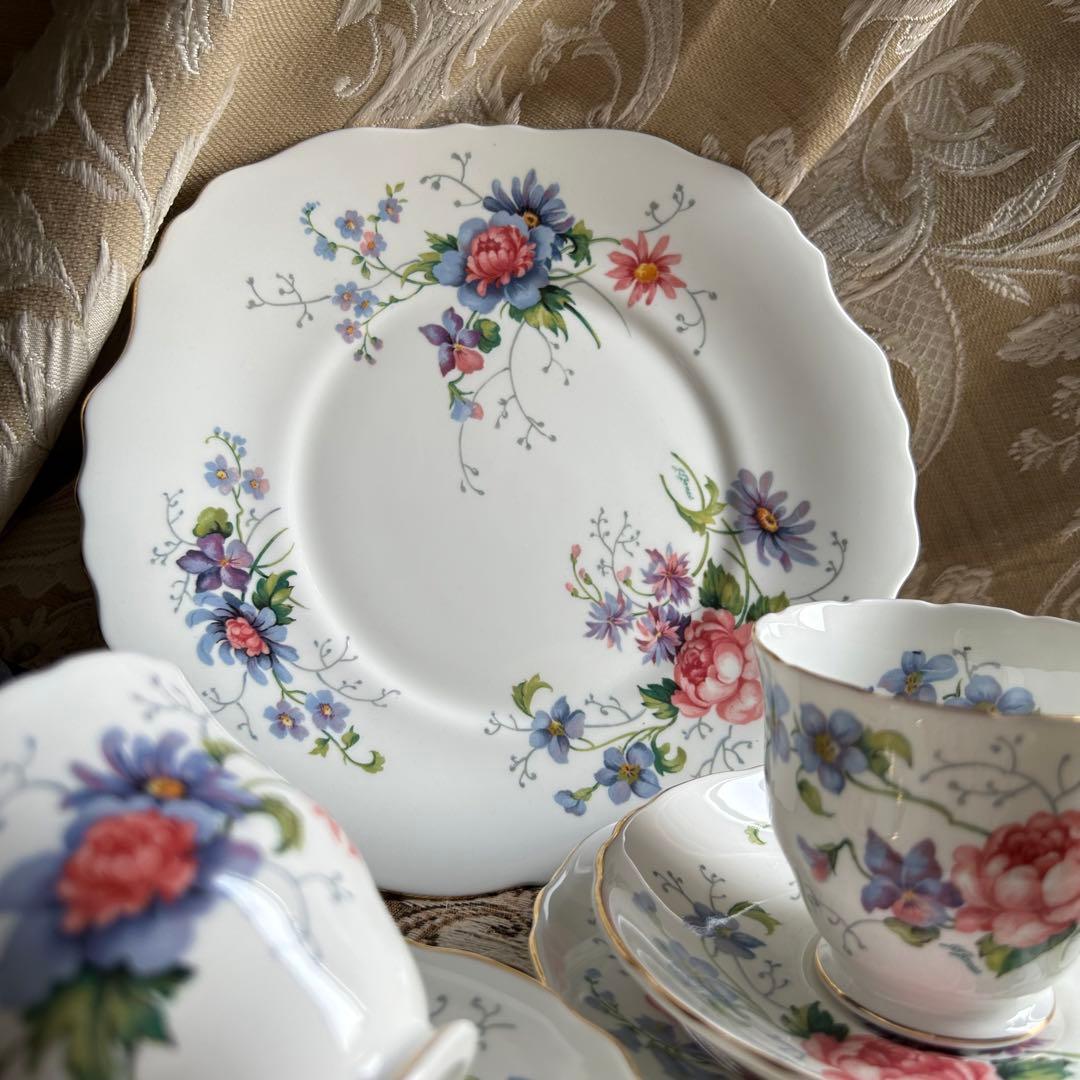 英国製クラウンスタッフォードシャー【England's Glory】手付プレート