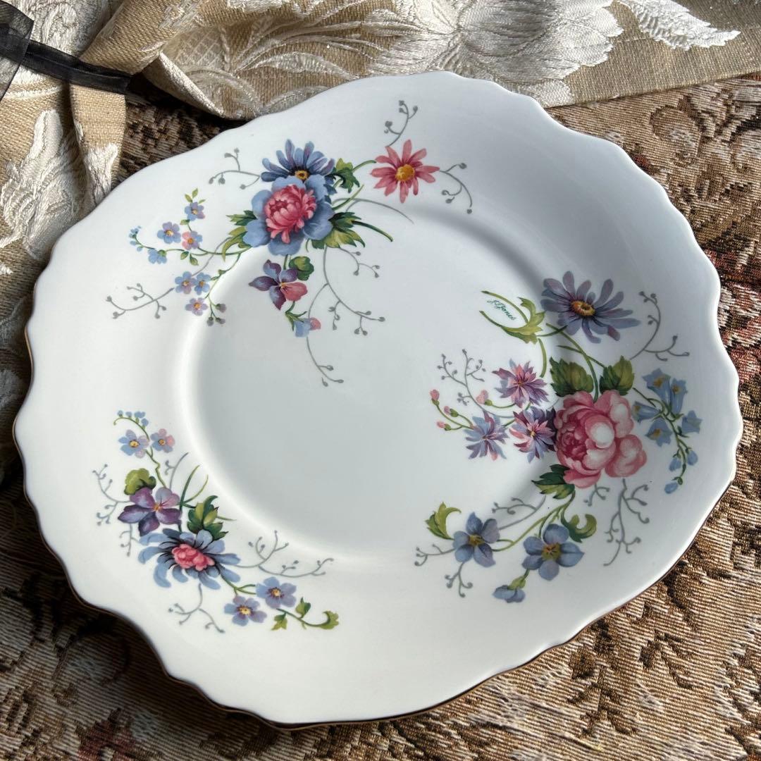 英国製クラウンスタッフォードシャー【England's Glory】手付プレート