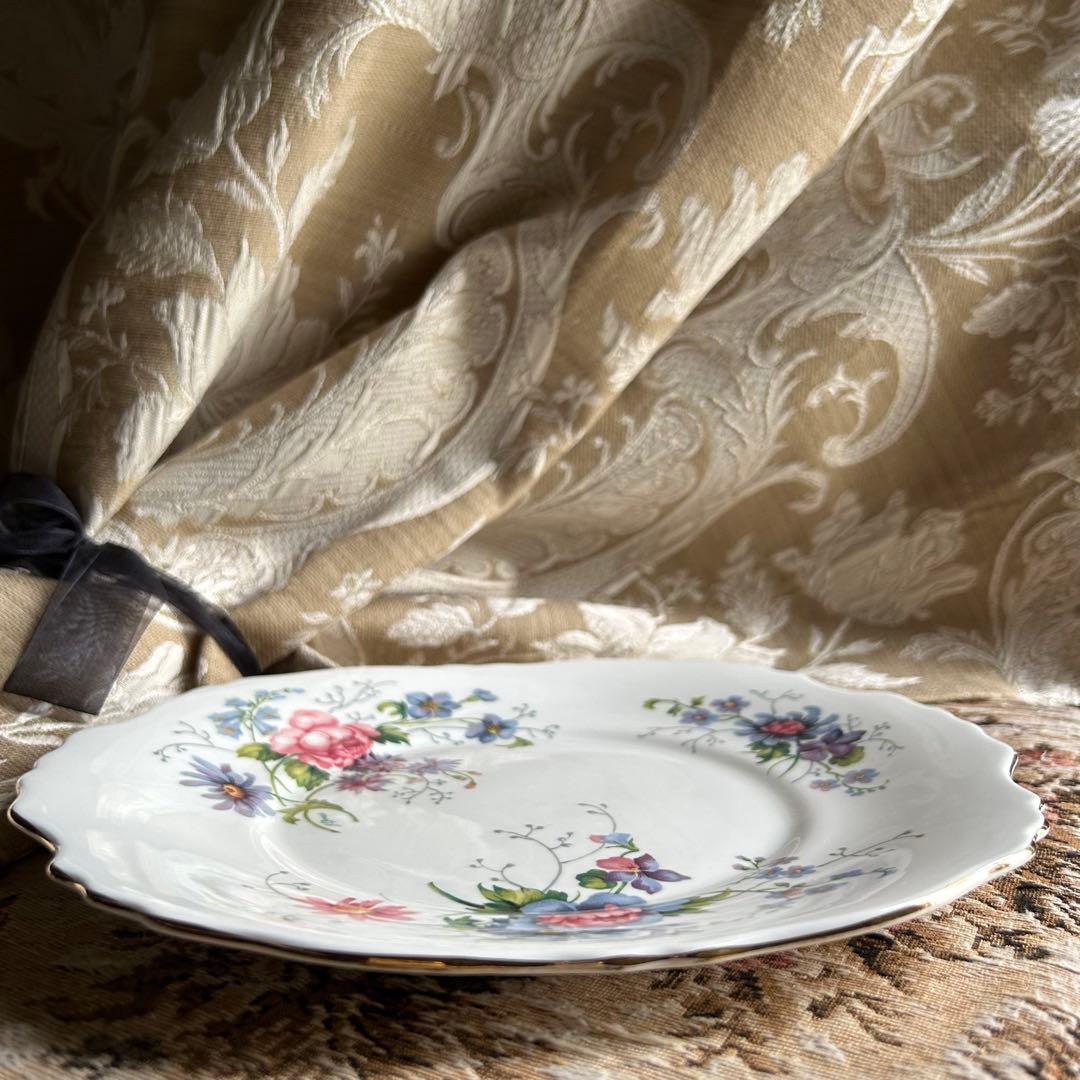 英国製クラウンスタッフォードシャー【England's Glory】手付プレート