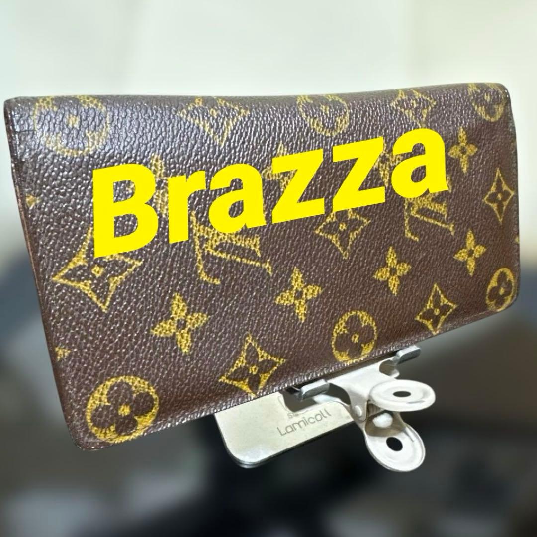 11☆美品☆モノグラム♪ポルトフォイユ ブラザ 二つ折り長財布