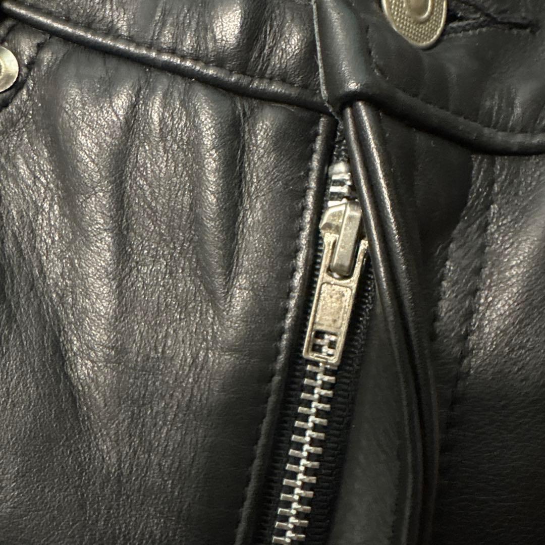 美品✨️ショット×アトミックガレージ 別注モデル レザーパンツ32