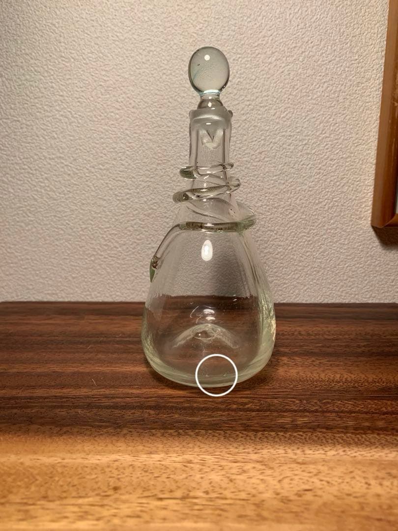 倉敷ガラス 小谷眞三 首巻小瓶 吹きガラス 小谷栄次 横山秀樹