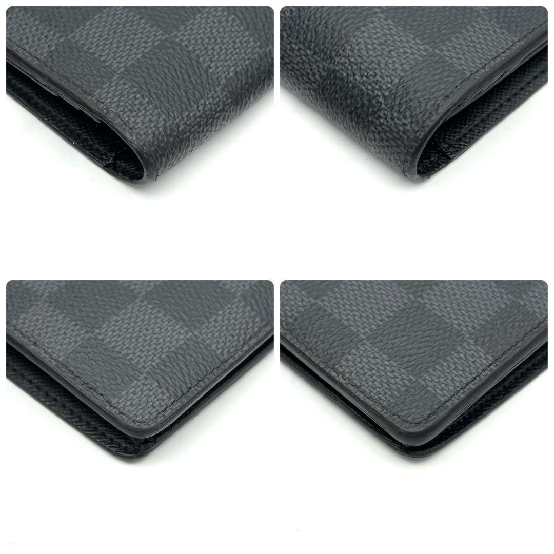 【最高級美品】ルイヴィトン ダミエグラフィット ポルトフォイユ ブラザ　長財布