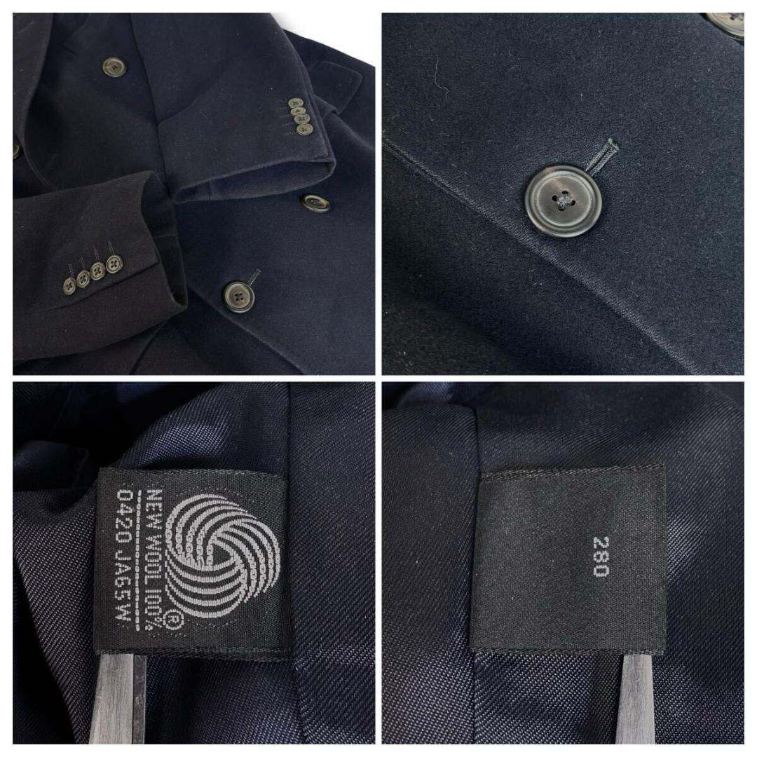 【希少品】BURBERRY カシミヤ ウール チェスターコート ネイビー 170