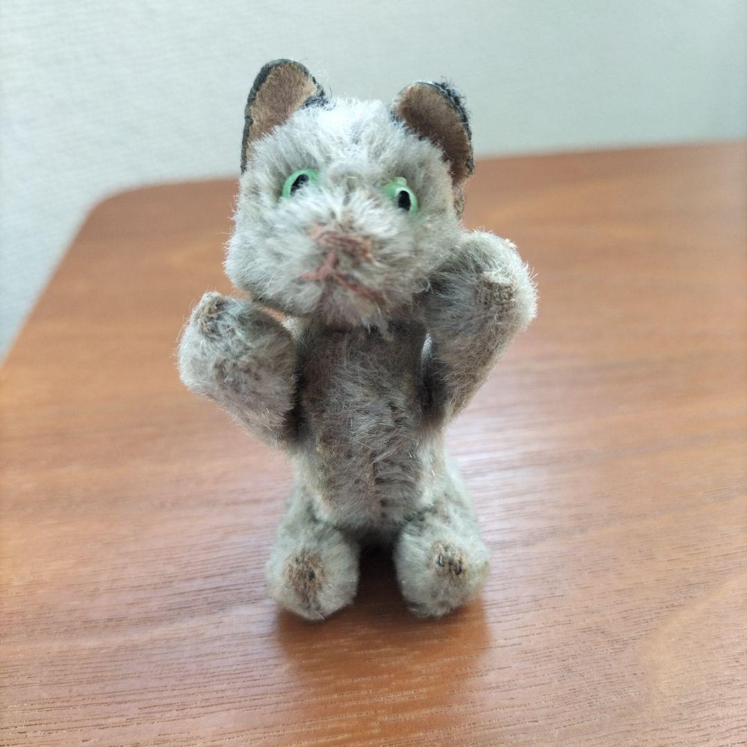 ドイツ　ビンテージ　schuco ノアズアーク　灰色猫 キャット
