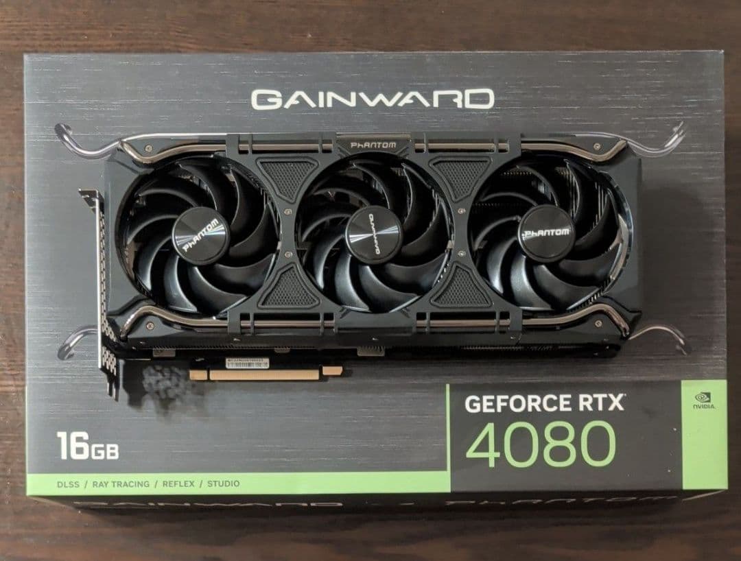 Gainward GeForce RTX 4080 16GB 中古 完動品