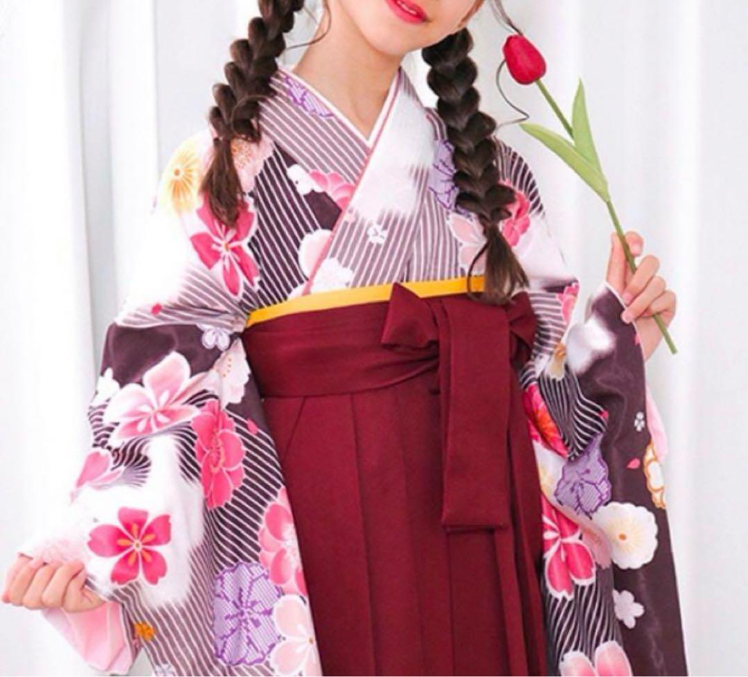 京越 簡易着付袴 5点セット 女の子用