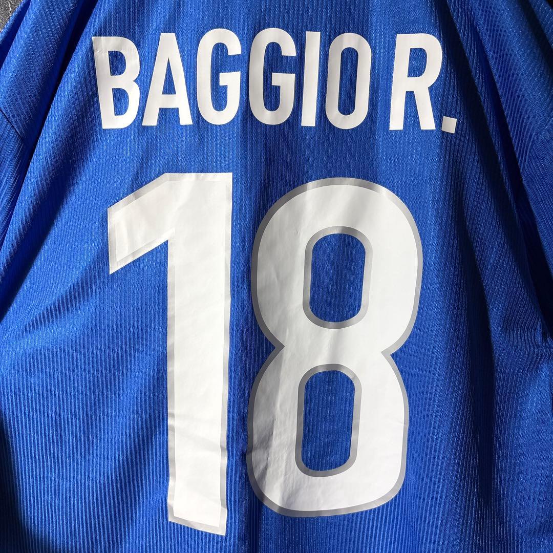 【★ ロベルト・バッジョ】 NIKE イタリア代表 サッカー ユニフォーム XL