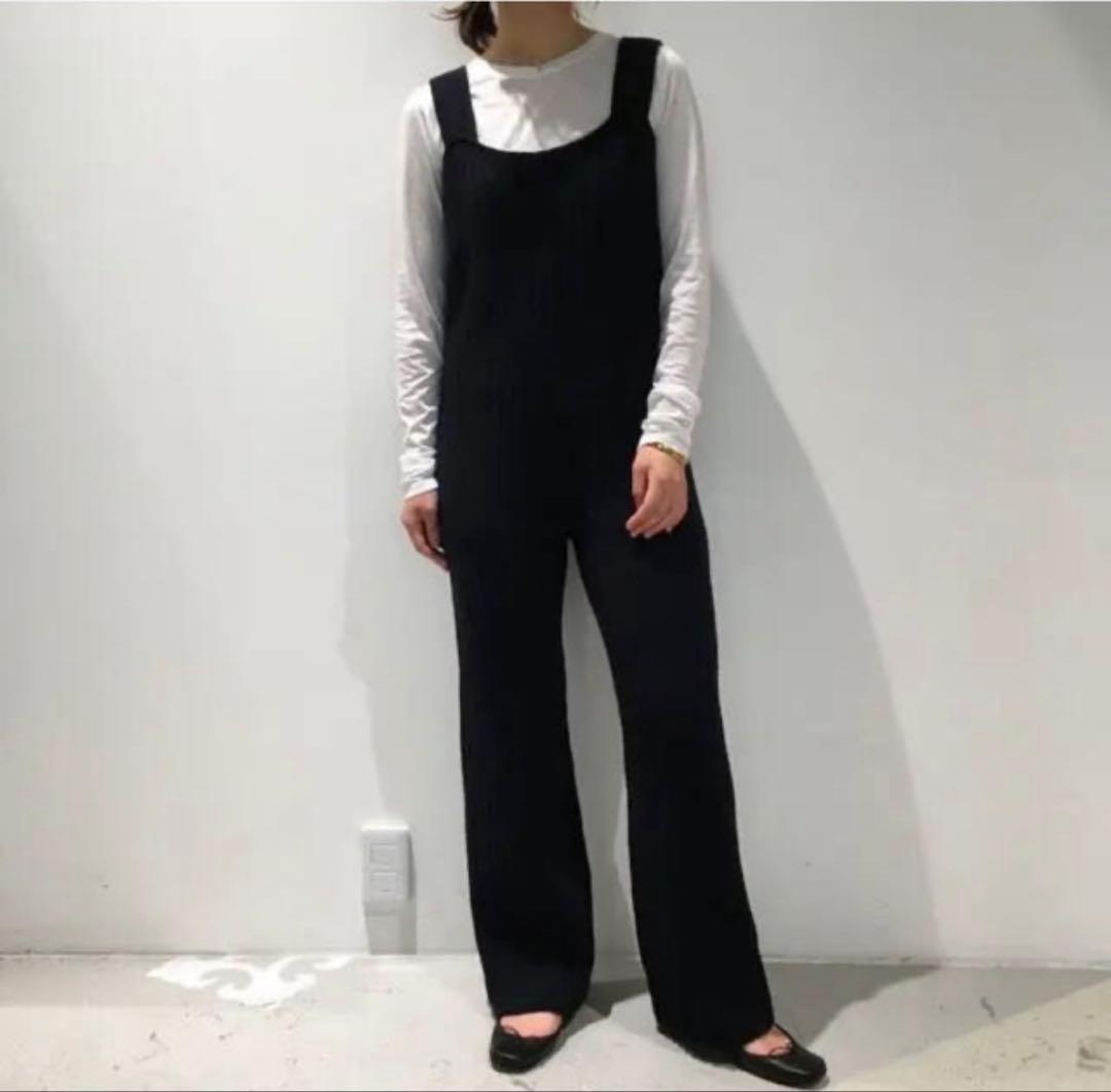 【新品未使用】BASERANGE ウールニットオールインワン