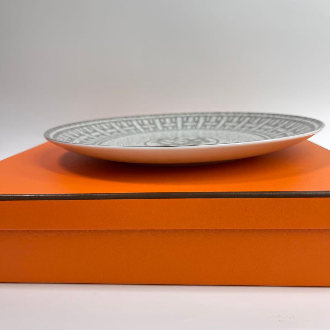 エルメス　デザートプレート 〈モザイク 24〉 プラチナ 2枚　新品未使用品