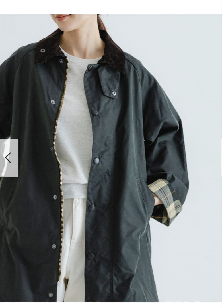 Barbour バブアー EXMOOR ワックス コットン 　ミドルレングス