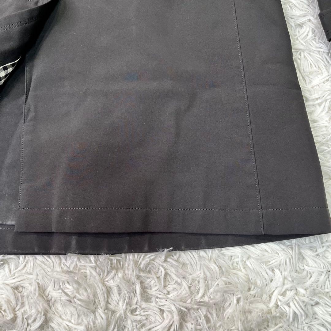 人気✨バーバリーブラックレーベル　トレンチコート　ダブル　ブラック　L