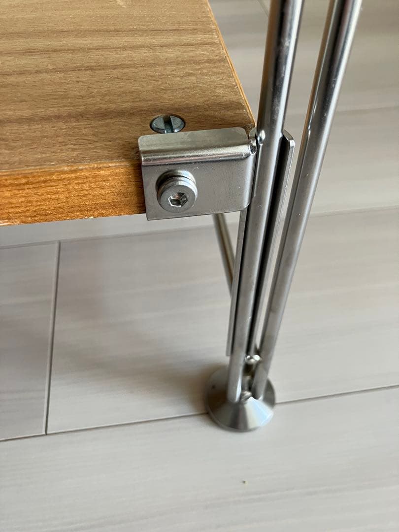 MUJI 無印良品 ステンレスユニットシェルフ　ワイド　小