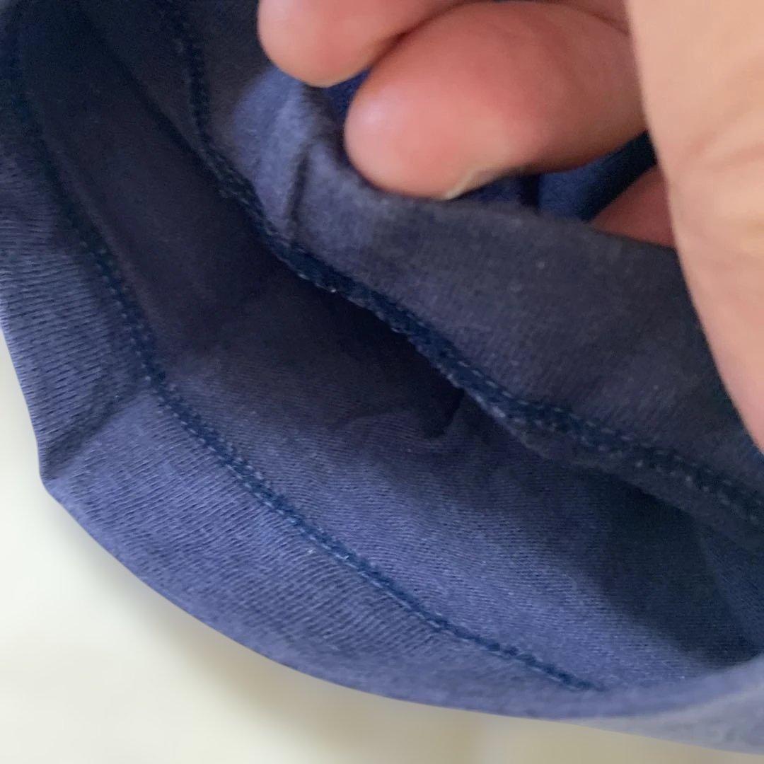 クーティーラグランスリーブ刺繍５分丈袖 ロンT ハチハチワンツーXL