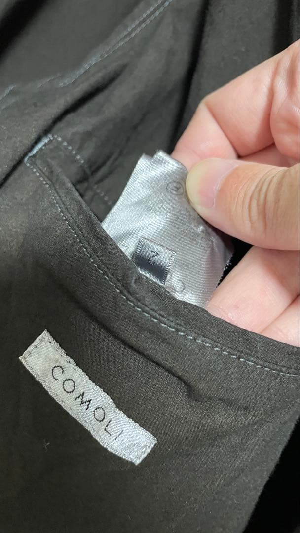 comoli タイロッケンコート ※後染め ブラック