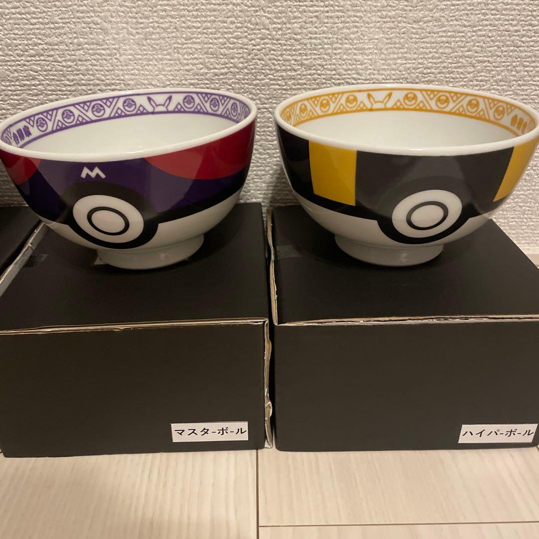 吉野家ポケモンどんぶり4個セット 有田焼