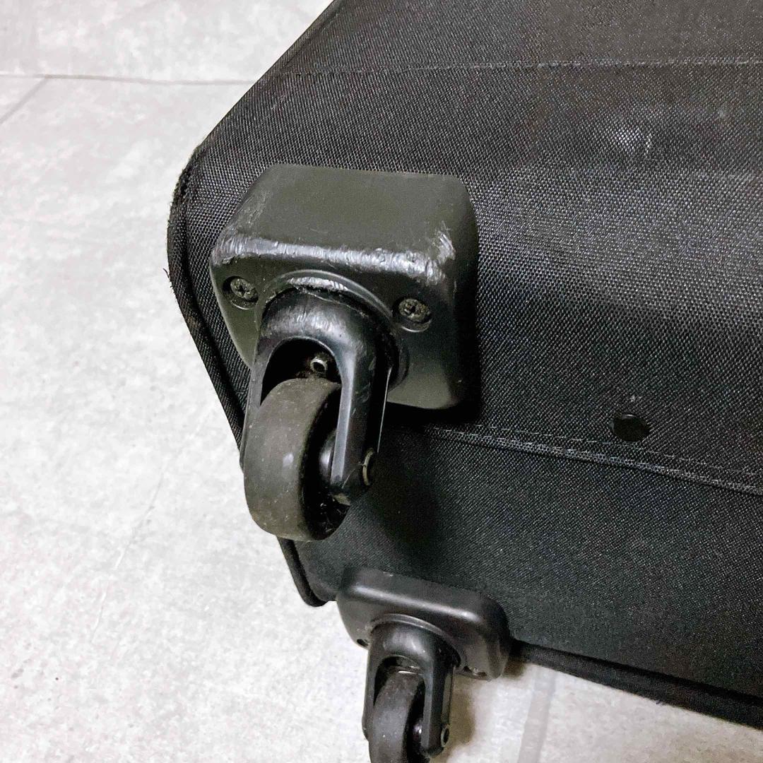 無印良品 ストッパー付き ソフトキャリーケース 63L ブラック スーツケース