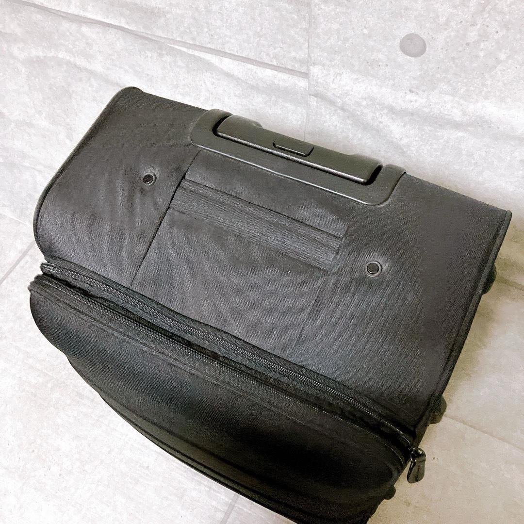 無印良品 ストッパー付き ソフトキャリーケース 63L ブラック スーツケース