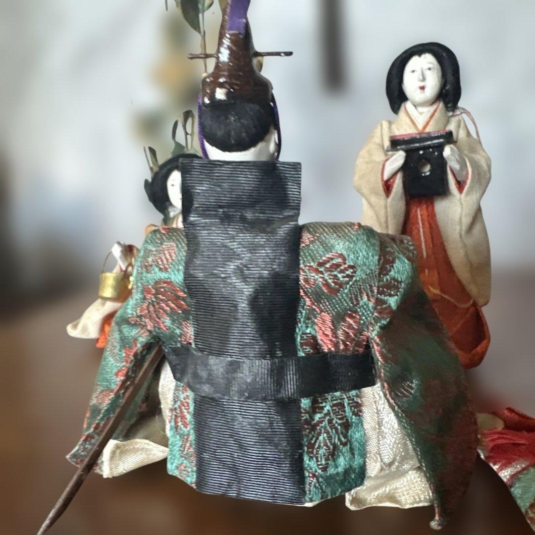 最終お値下げ❣️希少品　蔵出し　アンティーク雛人形セット ひな祭り
