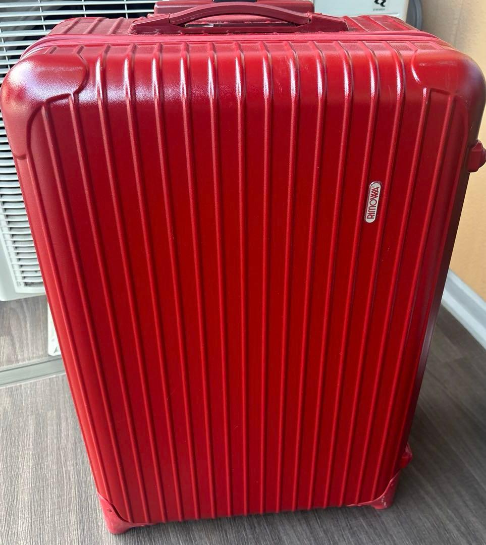 美品　RIMOWA サルサ　赤　63リットル　2輪