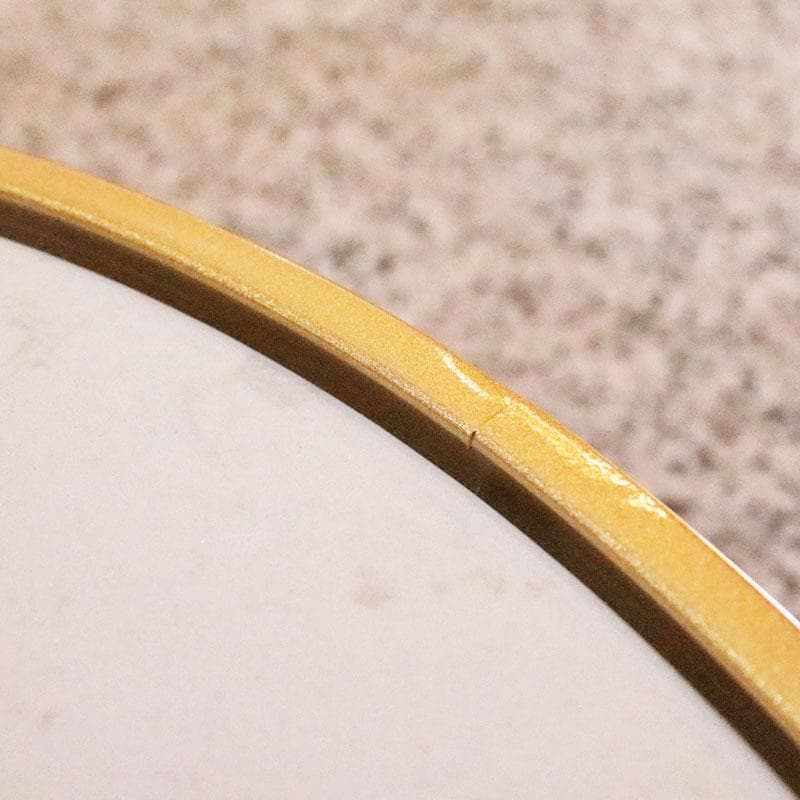 サイドテーブル 大小2点セット モダン ローテーブル ゴールド 630-489