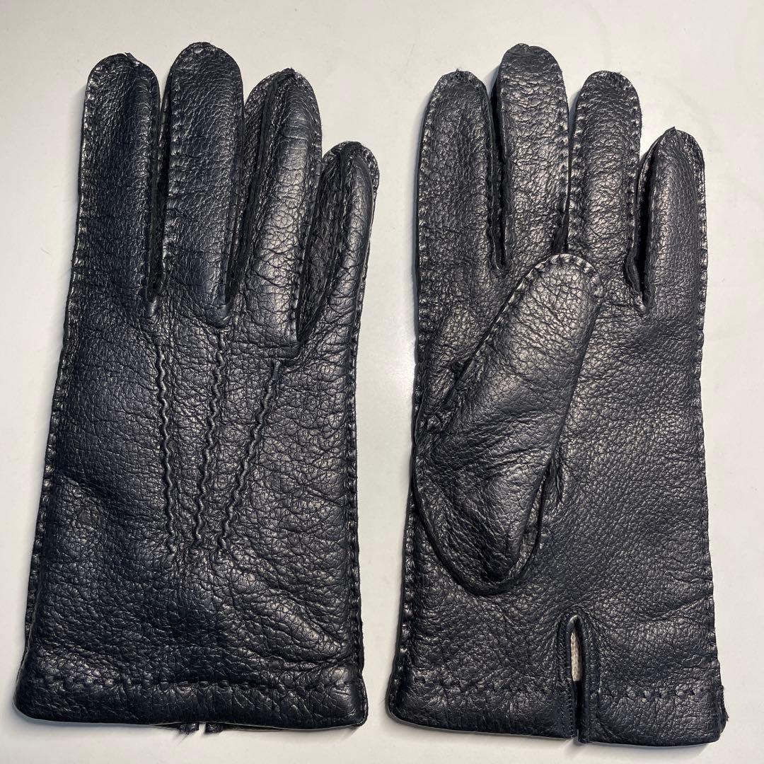 ペッカリー革 ブラック（黒色）　8-1/2 italguanto ライニングあり