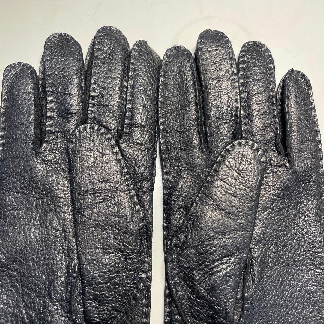 ペッカリー革 ブラック（黒色）　8-1/2 italguanto ライニングあり