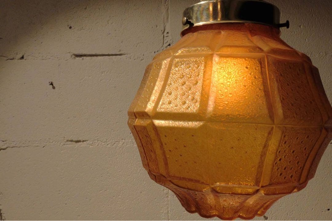 ペンダントランプ　照明　ビンテージ