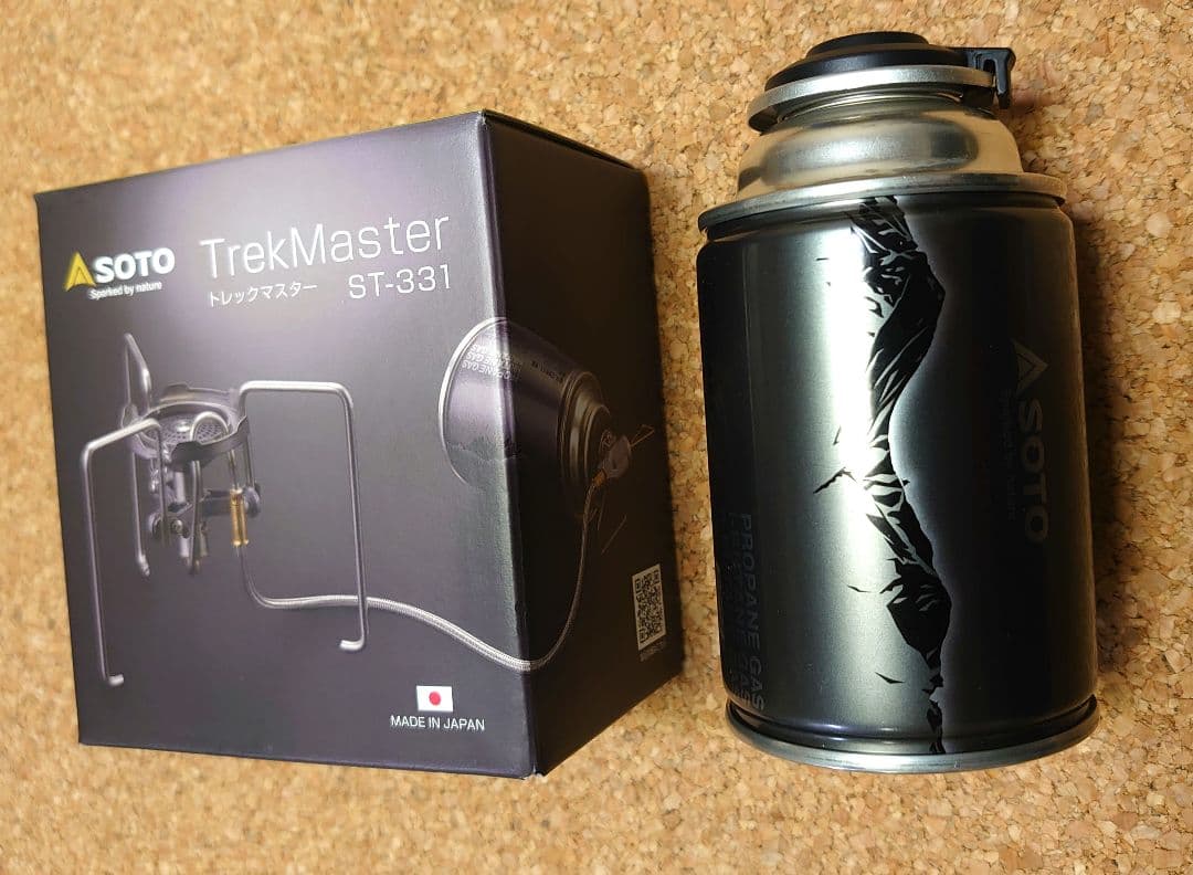 SOTO、NEW.トレックマスター、燃料ボンベ付、新品未開封、送料込