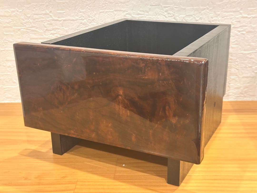 ローバー　ミニ　小物入れ　ウォールナット&レジン