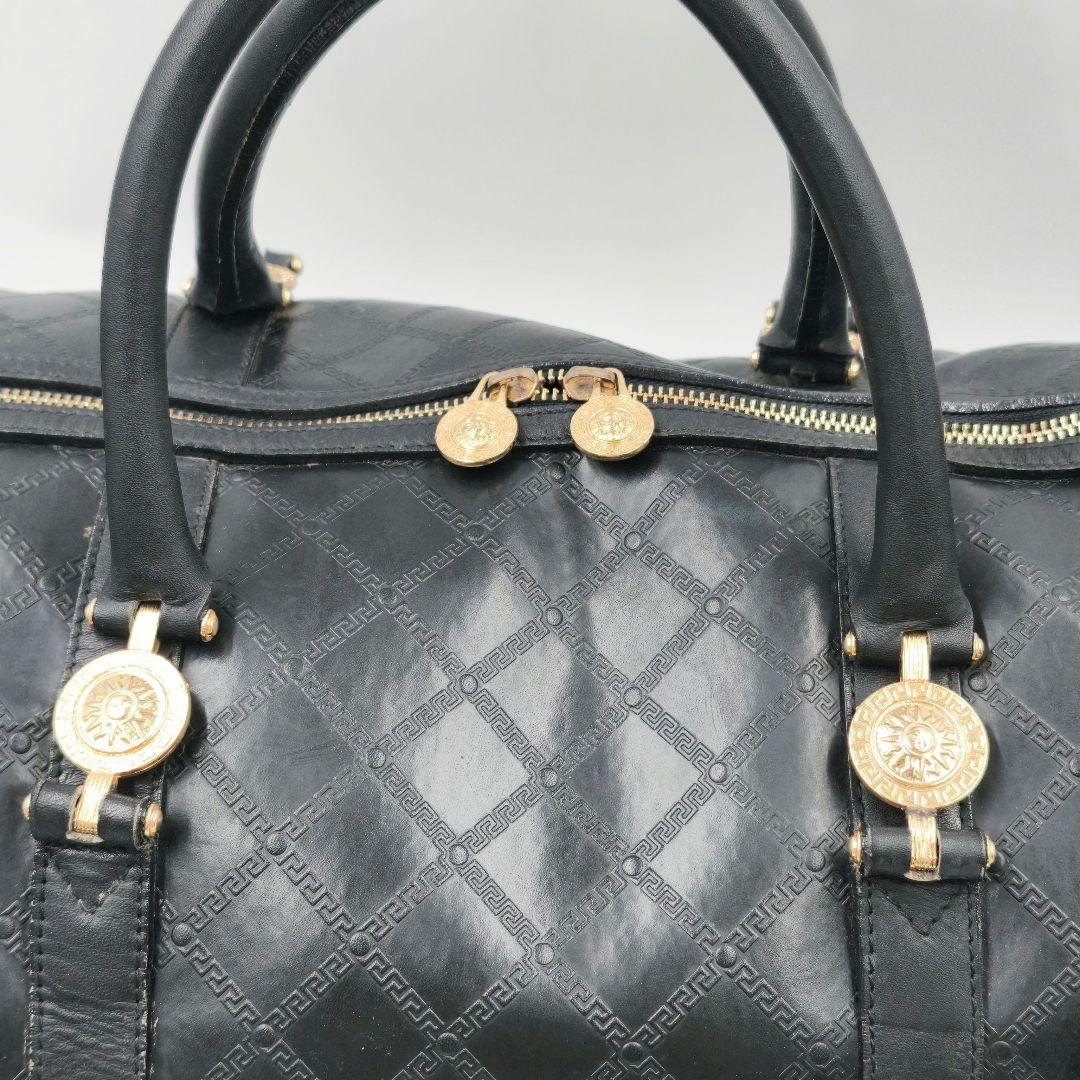 【美品 高級◎】ヴェルサーチ ボストンバッグ サンバースト 2way 大容量