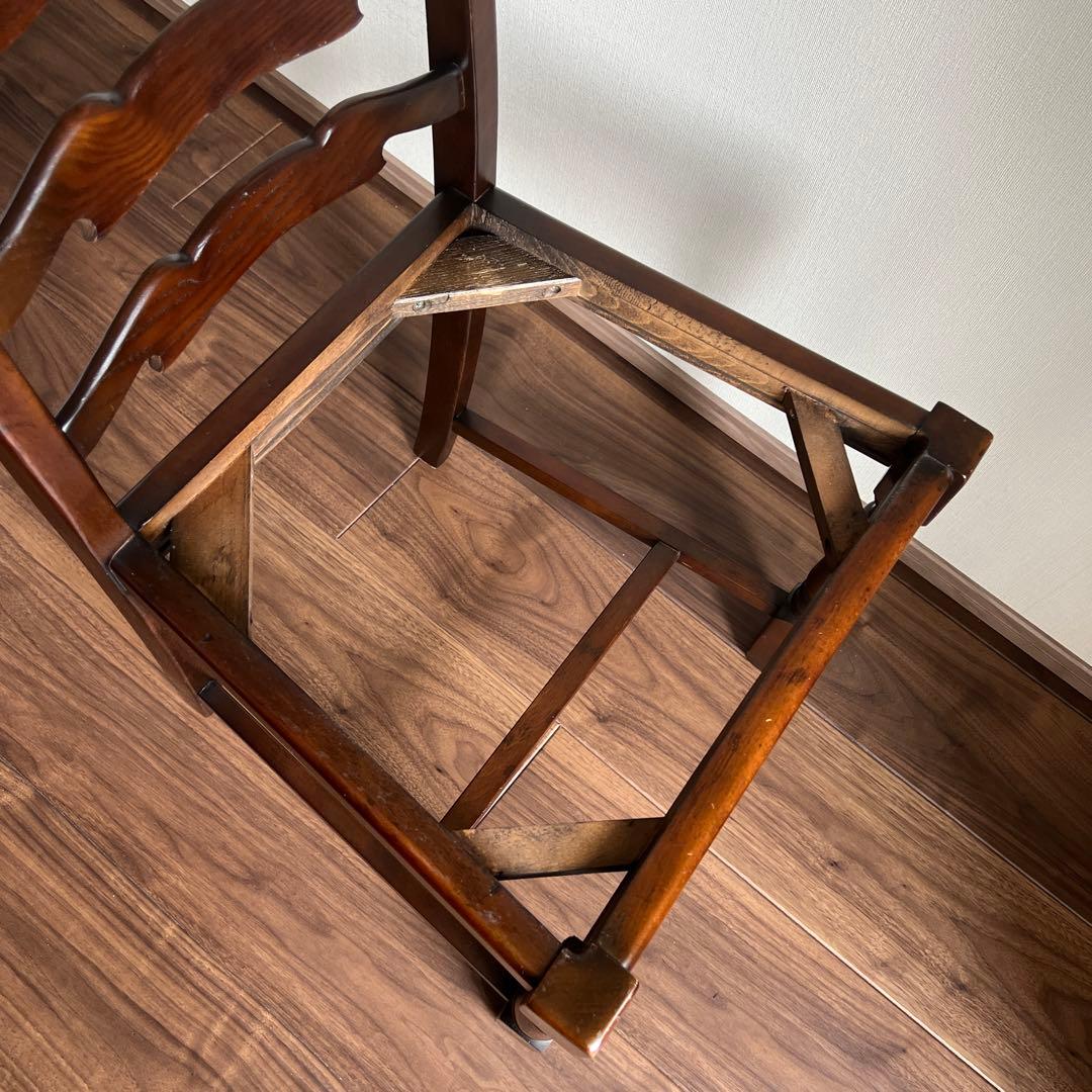 ①アンティーク　椅子　チェア　インテリア　ヴィンテージ　輸入家具　古家具　レトロ