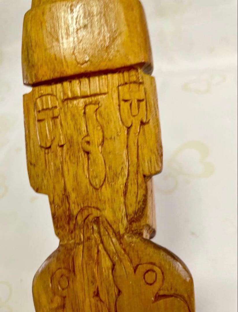 一点物モアイ像 ミルタイティイースター島購入