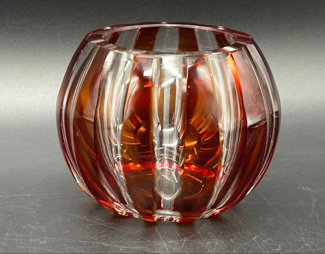 キャンドルホルダー　5個セット　ビンテージ　レッド　赤　アンティーク