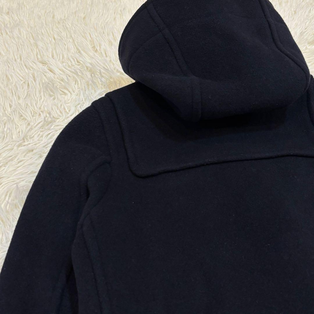 ロンドントラディション　フード付きダッフルコート　(F)　黒　イギリス製