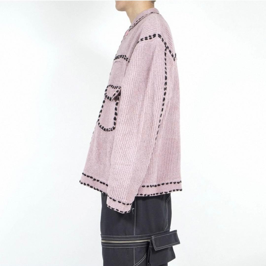 【即発送】PHINGERIN PG1 KNIT 2023AW ピンク XXL